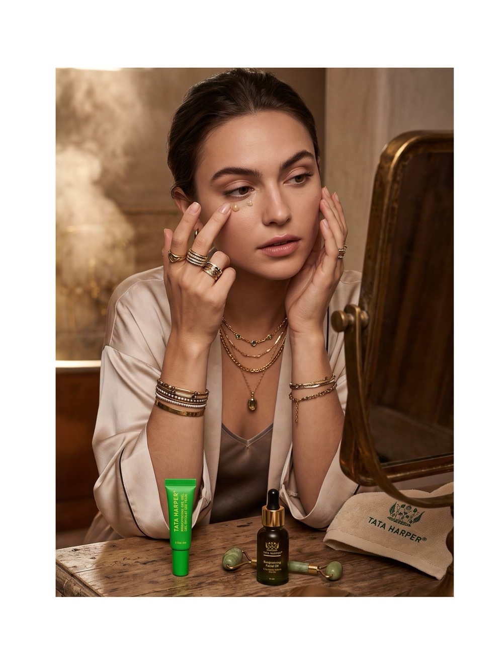 new Tata Harper 𓁹 Brightening Eye Gel 𓁹 Luxury Travel 𓁹 Fresh 𓁹 Hydrate Depuff